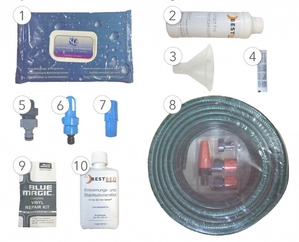 gelbett-lieferumfang